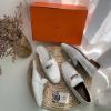 圖片 Hermès KELLY OZ Mule 白金釦牛皮穆勒鞋