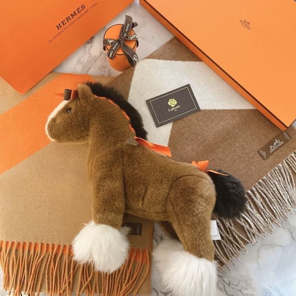 圖片 Hermès HERMY 小馬玩偶娃娃