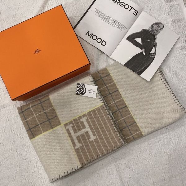 圖片 Hermès 雙色 Avalon Baby Blanket