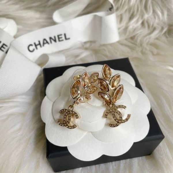 圖片 Chanel 22k秋冬麥穗耳針