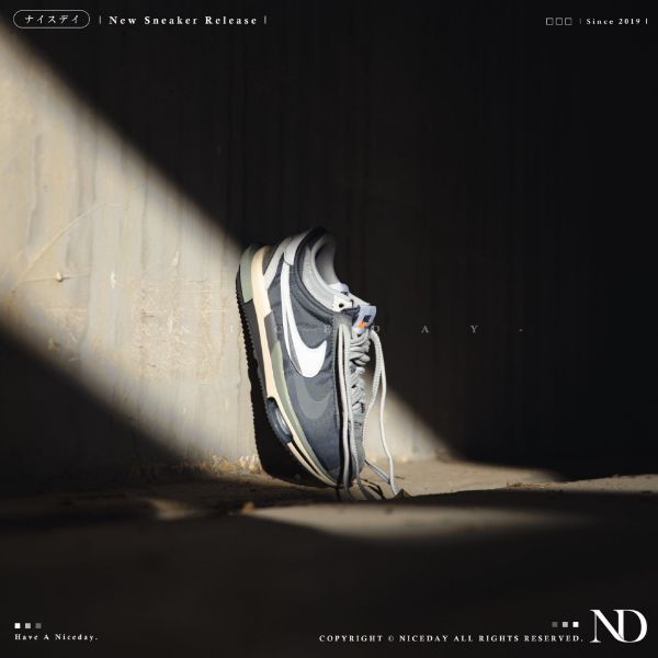 圖片 Niceday 現貨 NIKE SACAI X NIKE ZOOM CORTEZ 灰黑色 DQ0581-001