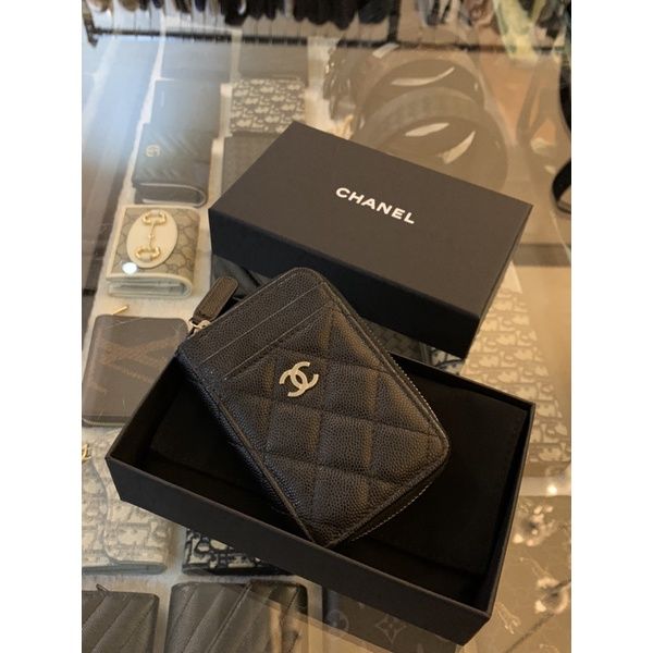 圖片 Chanel 香奈兒 經典 小logo設計 零錢包