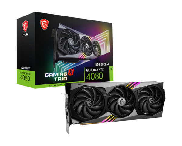 圖片 微星 RTX4080 16GB GAMING X TRIO 顯示卡(買就送機械式鍵盤)