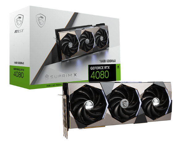圖片 微星 RTX4080 16GB SUPRIM X 顯示卡(買就送機械式鍵盤)