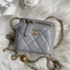 圖片 Chanel 灰金羊皮金球小盒子