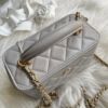 圖片 Chanel 2021早秋灰金手柄長盒子