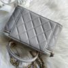 圖片 Chanel 2021早秋灰金手柄長盒子