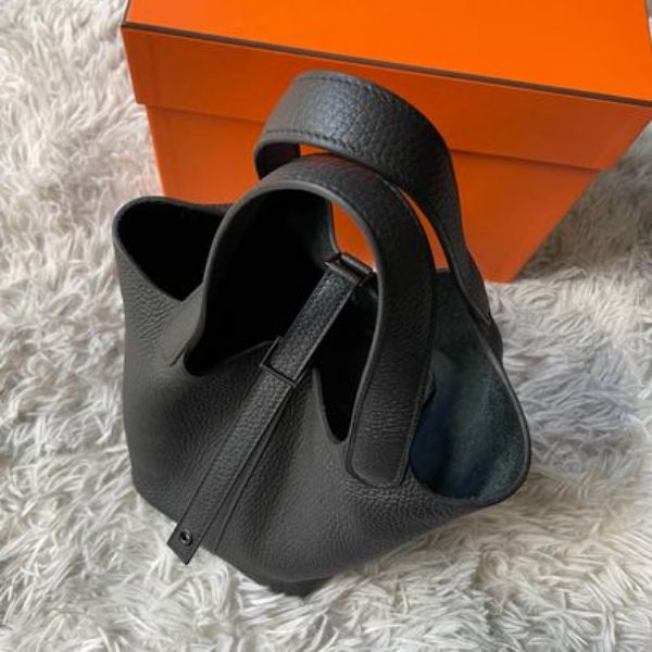 圖片 Hermes so black Picotin 18