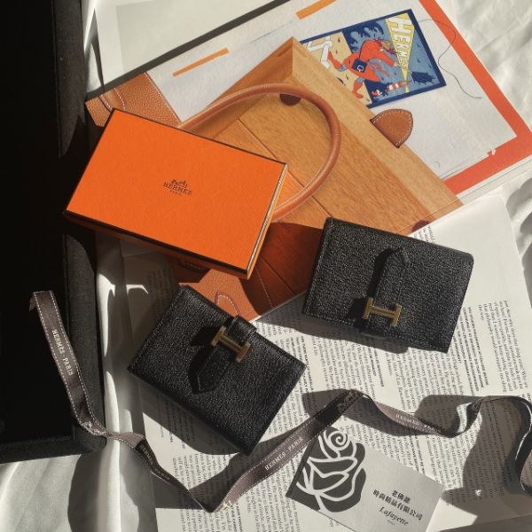 圖片 Hermès Bearn 迷你零錢卡包(內有扣)