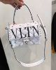 圖片 Valentino VLTN 塗鴉小牛皮 Candystud 包 白色