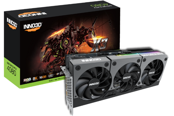 圖片 捷特 INNO3D GEFORCE RTX 4080 16GB X3顯示卡 限時優惠買就送電源唷~