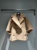 圖片 Max Mara 女款 Teddy 和服式短袖斗篷外套 S/M 駝色