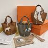 圖片 Hermès Picotin Lock 金棕色銀釦菜籃子 18cm