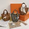 圖片 Hermès Picotin Lock 金棕色銀釦菜籃子 18cm