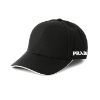 圖片 PRADA 基本款 側邊LOGO 棒球帽 黑色M號    2HC274 380 F0002