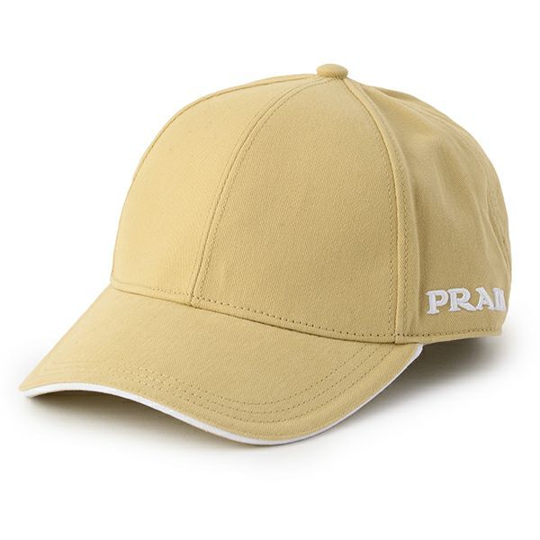 圖片 PRADA 基本款 側邊LOGO 棒球帽 米色M號    2HC274 380 F0036