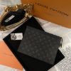 圖片 LOUIS VUITTON 黑灰經典手拿包