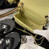 圖片 CHANEL COCO 23C 牛油果綠淡金釦方胖