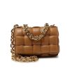 圖片 Bottega Veneta 631421 Padded Cassette 小羊皮金鍊包 焦糖色