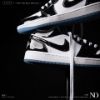 圖片 NICEDAY 現貨 AIR JORDAN 1 LOW CONCORD 亮皮 黑白 冰底 DV1309-100