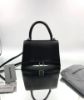 圖片 Balenciaga 619668 中款 Hourglass M 紋路小牛皮沙漏包 黑色