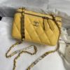 圖片 Chanel 22春夏 黃金荔枝鏈條長盒子