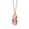 圖片 施華洛世奇 SWAROVSKI Teddy系列 鏈墜 粉紅色 鍍玫瑰金色調 5642976