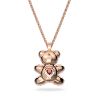 圖片 施華洛世奇 SWAROVSKI Teddy系列 鏈墜 粉紅色 鍍玫瑰金色調 5642976