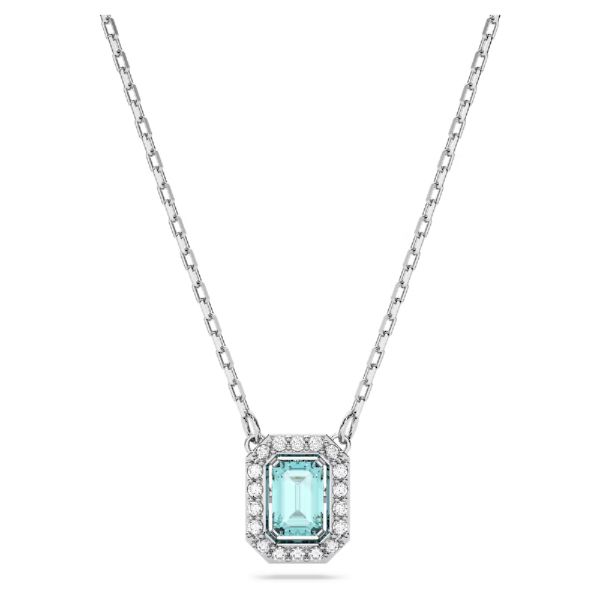 圖片 施華洛世奇 SWAROVSKI Millenia 項鏈 八角形切割 綠色 鍍白金色 5640289