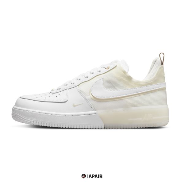 圖片 【APAIR】現貨 NIKE AIR FORCE 1 REACT Coconut Milk 解構奶油 DH7615-100