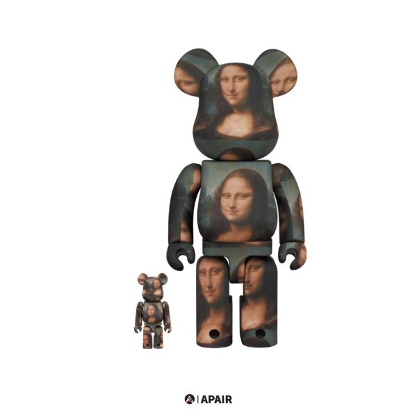 圖片 【APAIR】現貨 Be@rbrick LEONARD DE VINCI MonaLisa 羅浮宮 李奧納多 達芬奇 蒙娜麗莎 庫柏力克熊
