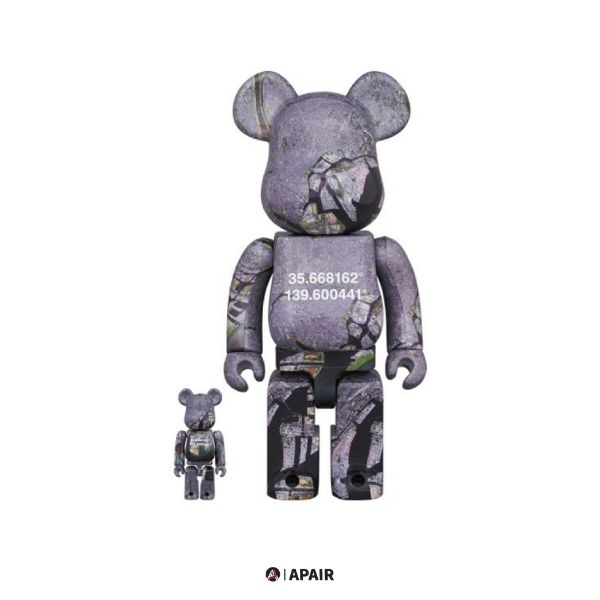 圖片 【APAIR】現貨 BE@RBRICK Benjamin Grant OVERVIEW TOKYO 班傑明格蘭特 東京 100%+400%