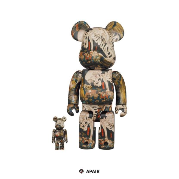 圖片 【APAIR】現貨 BE@RBRICK ANEVER 歌川國芳 100%+400%