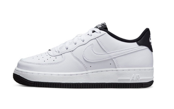 圖片 NIKE AIR FORCE 1 GS 全白 白黑 AF1 熊貓 休閒鞋  【DV1331-100】