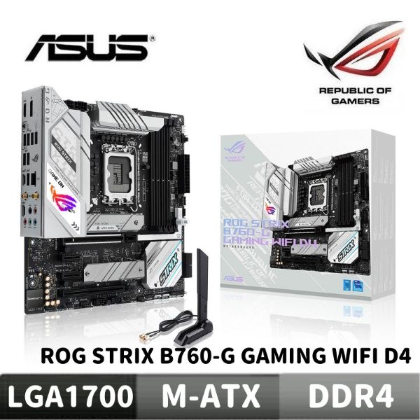 圖片 ASUS 華碩 ROG STRIX B760-G GAMING WIFI D4 主機板