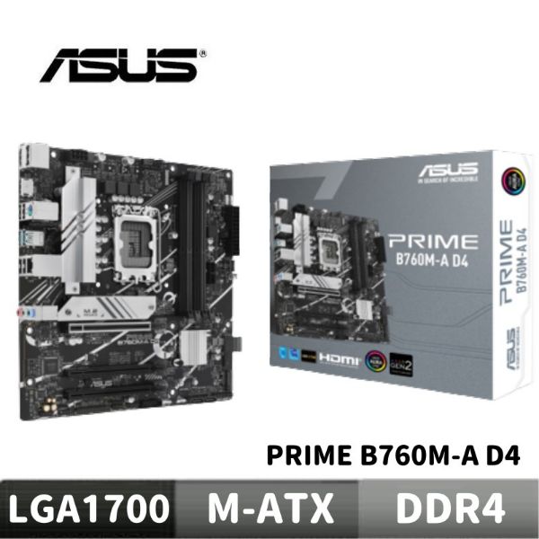 圖片 ASUS 華碩 PRIME B760M-A D4 主機板