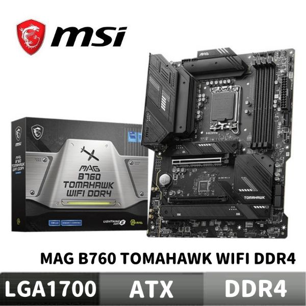 圖片 MSI 微星 MAG B760 TOMAHAWK WIFI DDR4 主機板
