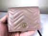 圖片 Gucci GG Marmont 625693 小款鍊帶小牛皮短夾 WOC 裸粉色