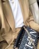 圖片 Valentino Rockstud 中款VLTN Spike 鉚釘兩用包 黑色