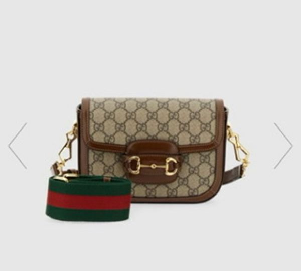 圖片 Gucci mini 迷你包（帆布背帶+皮革背帶）