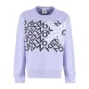 圖片 KENZO 女款LOGO文字長袖T恤 S號紫色  FC52SW8484MS 65