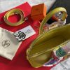 圖片 Hermès Bolide 1923 mini 檸檬黃銀釦
