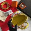 圖片 Hermès Bolide 1923 mini 檸檬黃銀釦