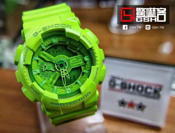 圖片 G-SHOCK 限量款 大亮綠 GA-110B-3