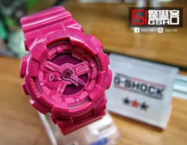 圖片 G-SHOCK 限量款 大桃紅 GA-110B-4