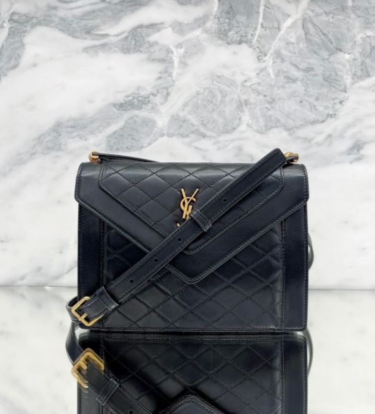 圖片 Saint Lauent 685574 YSL 絎縫小羊皮迷你Gaby 包 黑色