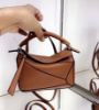 圖片 Loewe Mini 迷你經典小牛皮 Puzzle 包 焦糖色