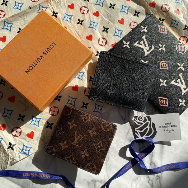 圖片 LOUIS VUITTON 老花零錢袋男短夾