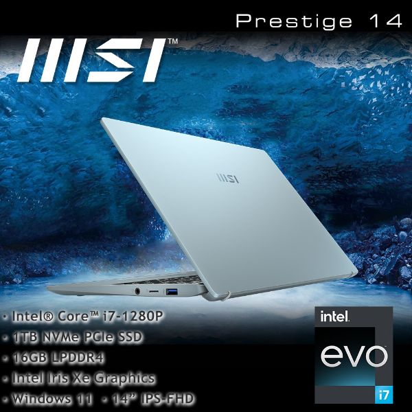 圖片 MSI Prestige 14Evo A12M-219TW