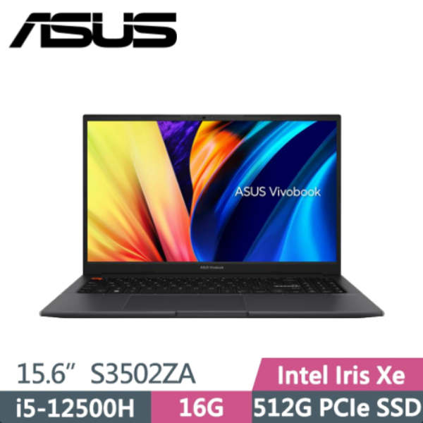 圖片 華碩 ASUS S3502ZA-0202K12500H 搖滾黑 IPS	